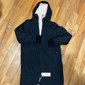 Reversible sherpa winter jacket